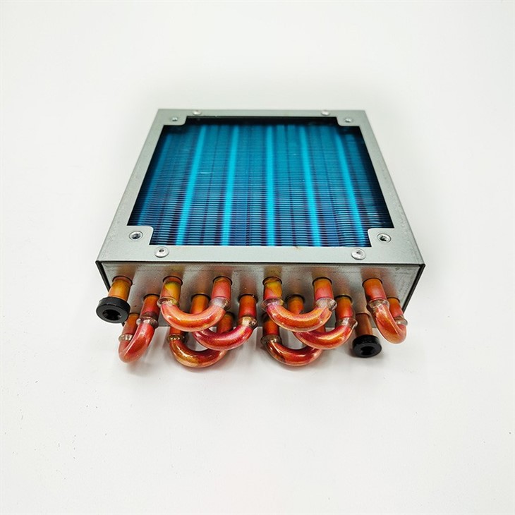Finned Copper Tube Refrigerator Freezer Condenser