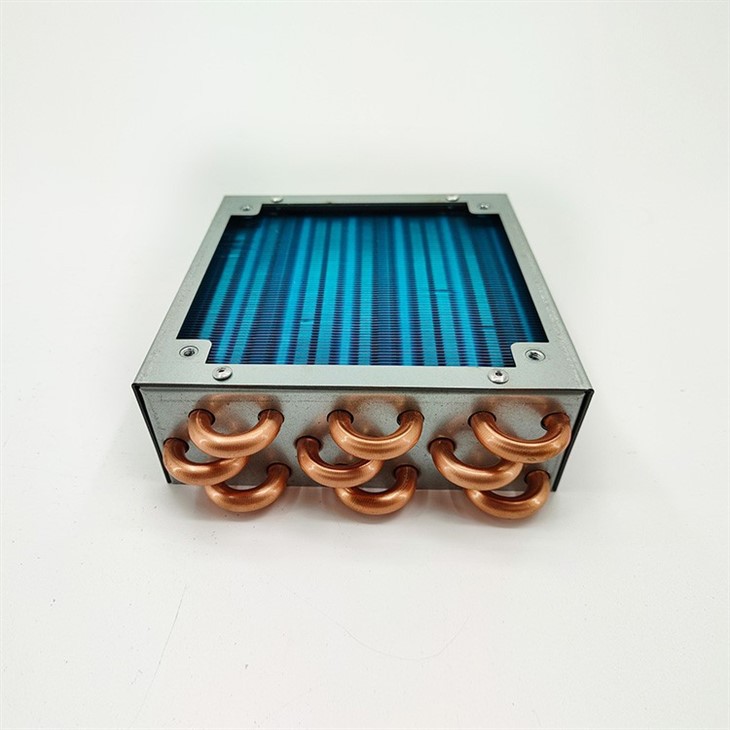 Finned Copper Tube Refrigerator Freezer Condenser