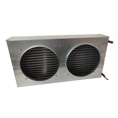 Equipos de refrigeración Tubo de cobre Condensador de aletas de aluminio