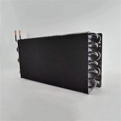 Condensador de refrigeración de aleta de aluminio de tubo de cobre